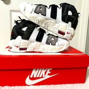 Size 6Y Nike Air More Uptempo 'Animal Instinct'